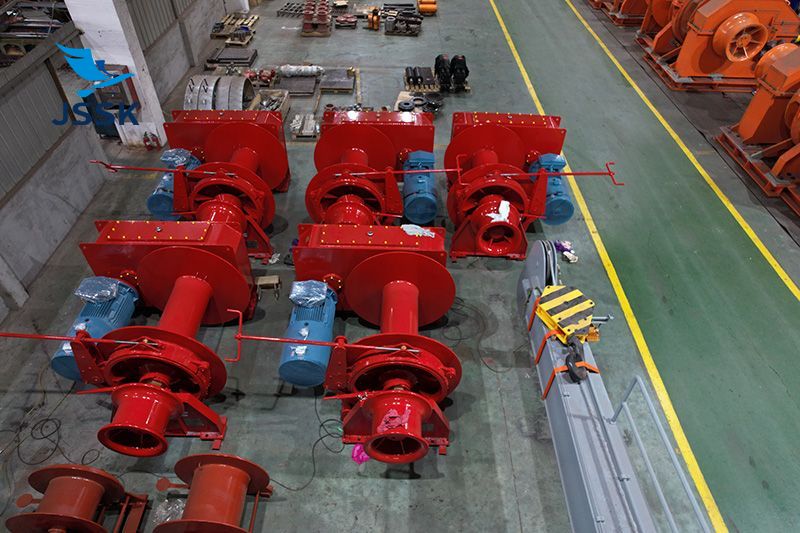 196KN電動(dòng)變頻移貨絞車